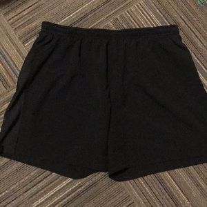 Black basketball shorts